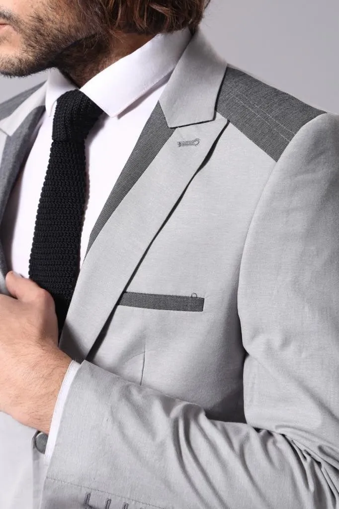 15538 Grey Blazer Jacket