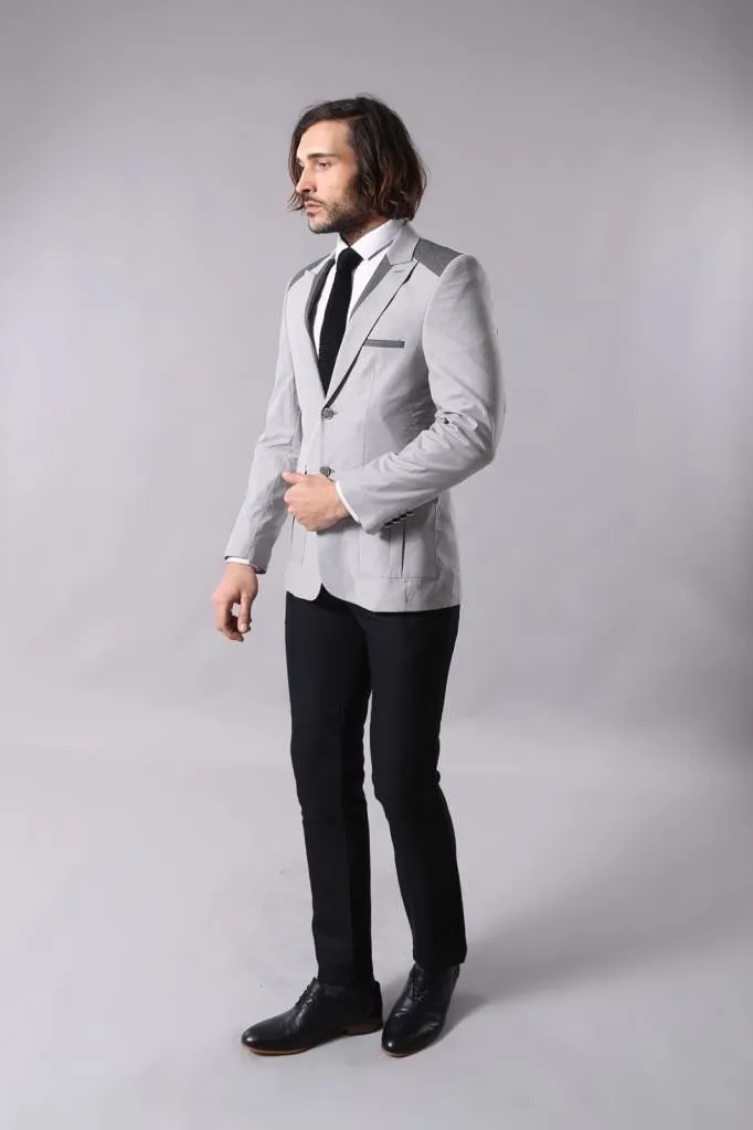 15538 Grey Blazer Jacket