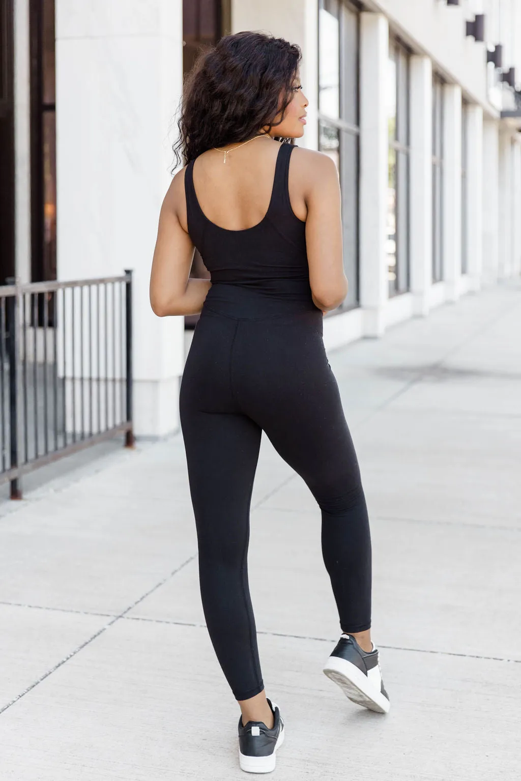 Become Your Best Black Active Jumpsuit FINAL SALE