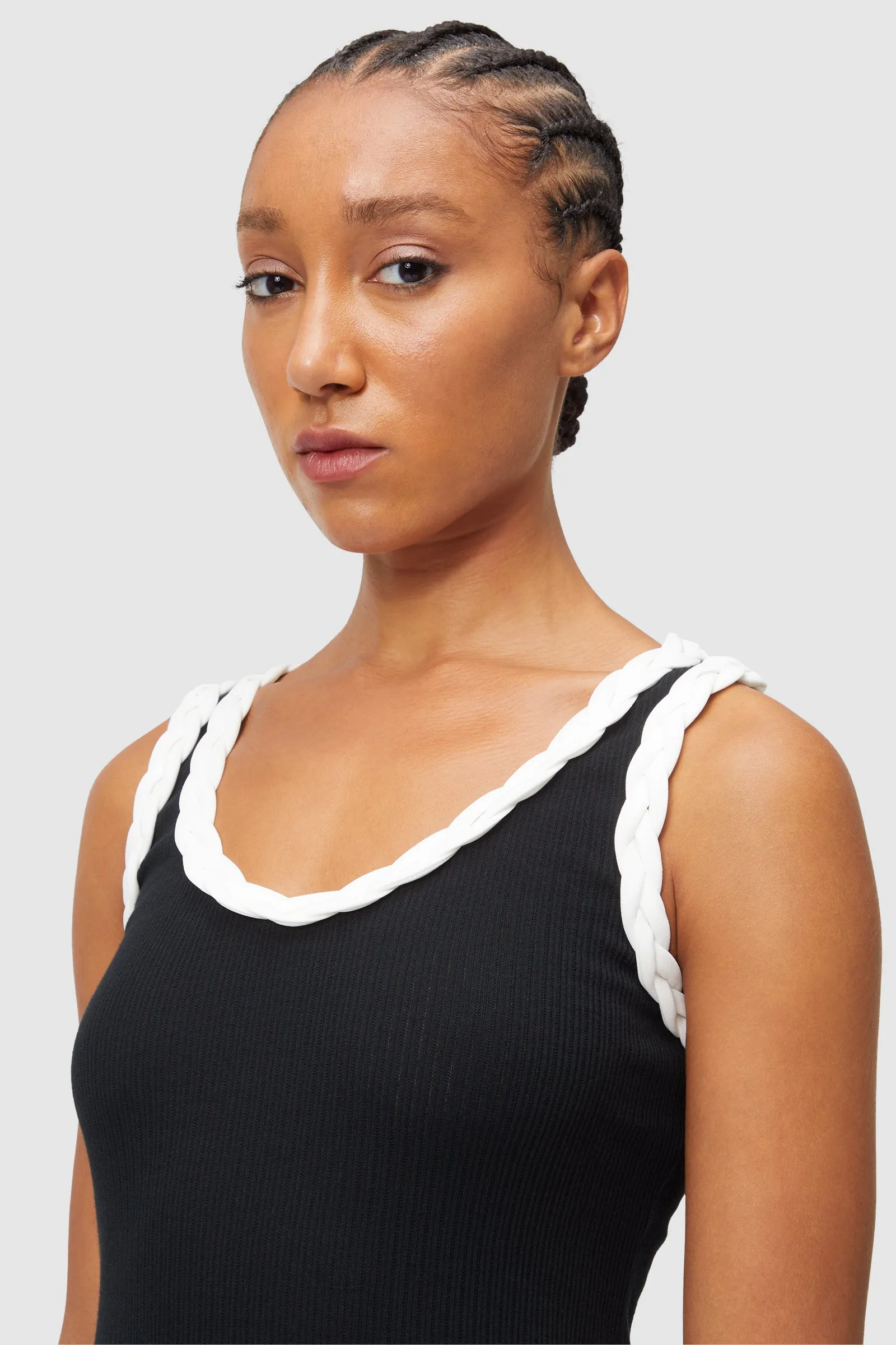 BRAID DETAIL TANK TOP