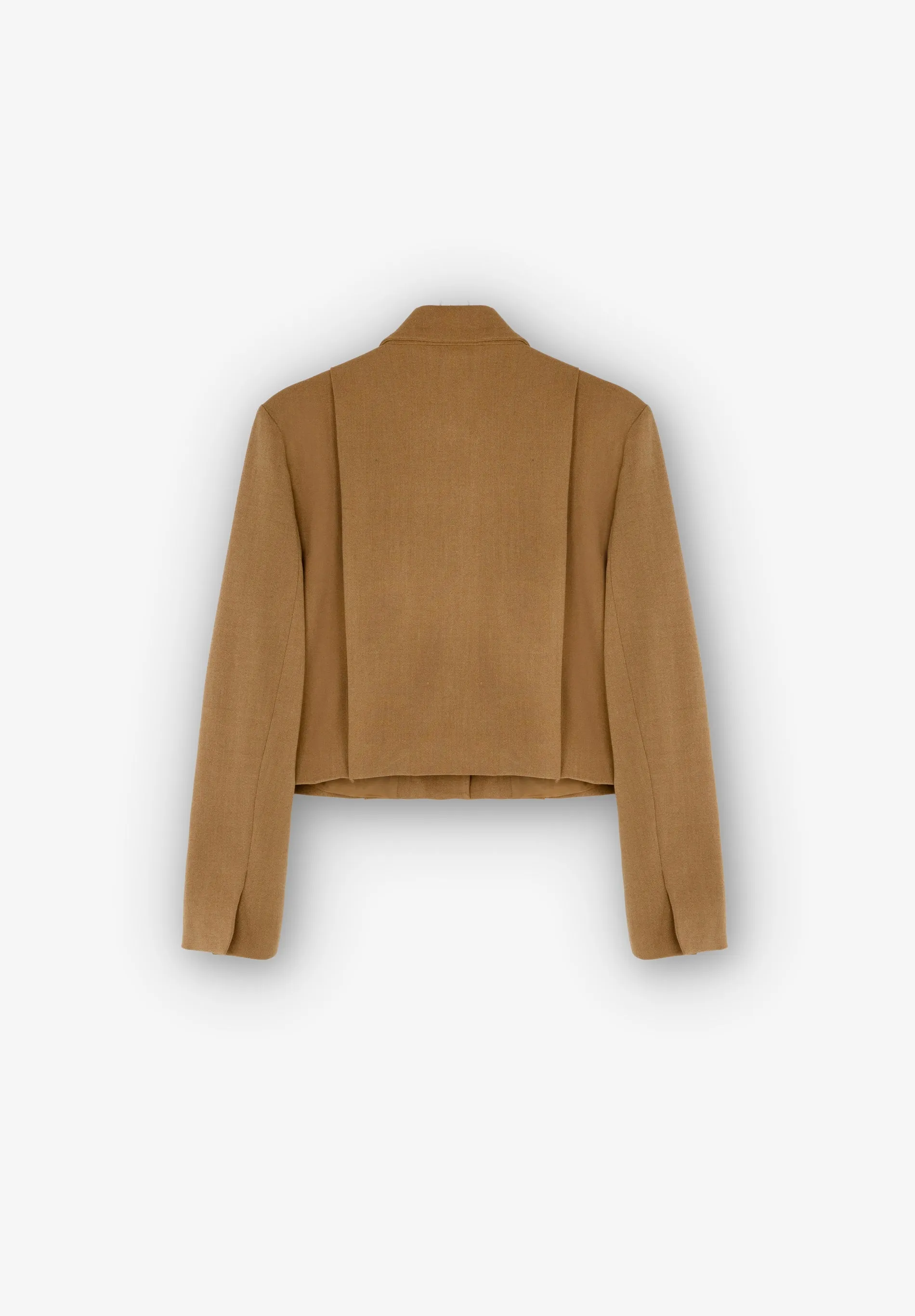 CROPPED PLEATED BLAZER