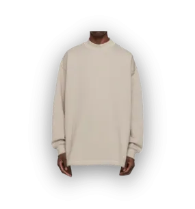 Essentials Fear of God Mock Neck Sand Tan Sweatshirt