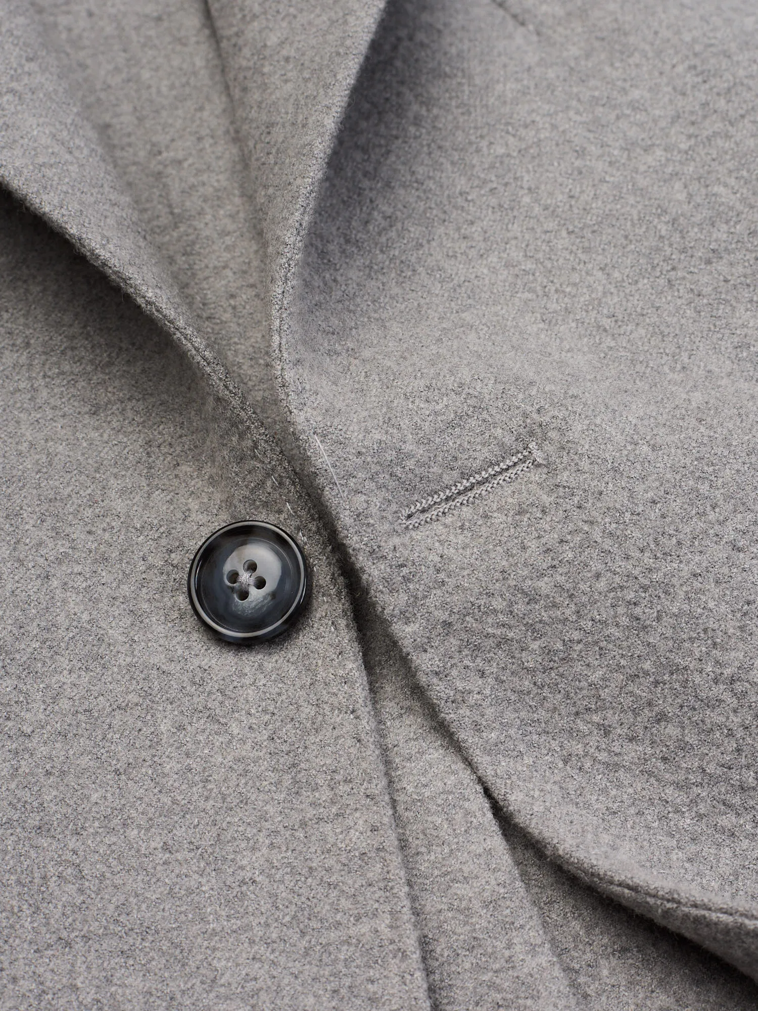 SARTORIA PARTENOPEA Gray Flannel Jacket Blazer EU 52 NEW US 42 Current Model