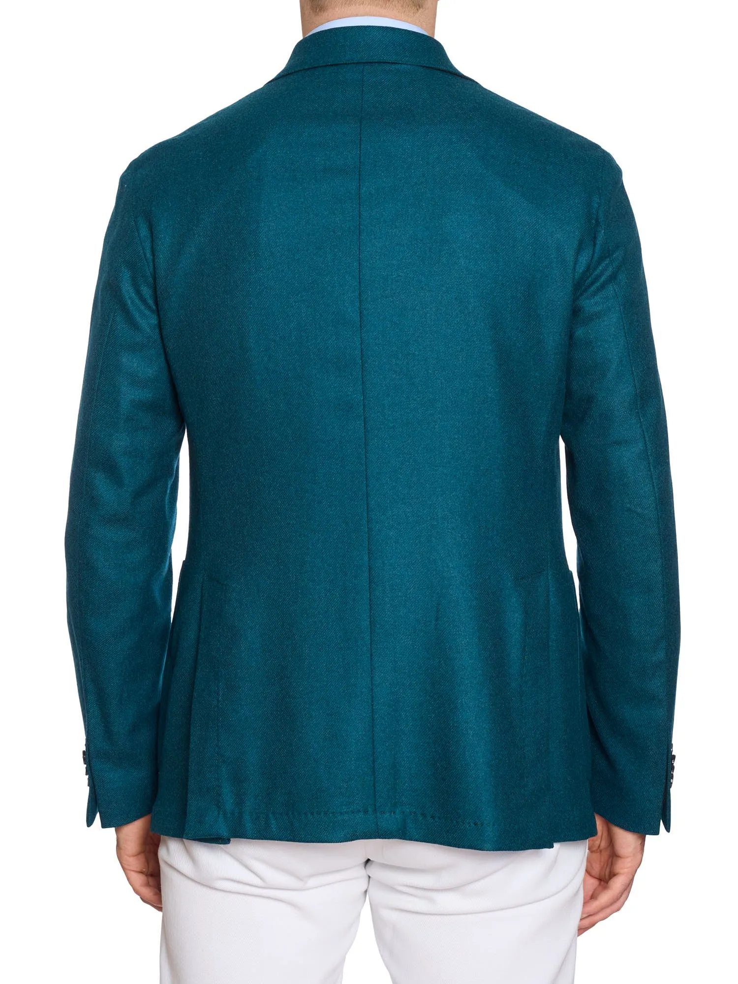 SARTORIA PARTENOPEA Twill Wool-Cashmere Jacket Blazer EU 50 NEW US 40 Current Model