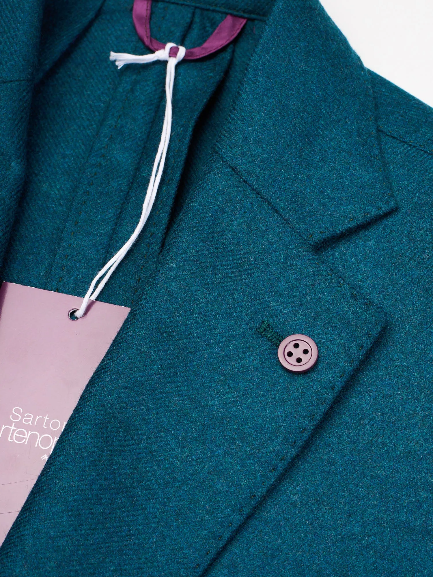 SARTORIA PARTENOPEA Twill Wool-Cashmere Jacket Blazer EU 50 NEW US 40 Current Model