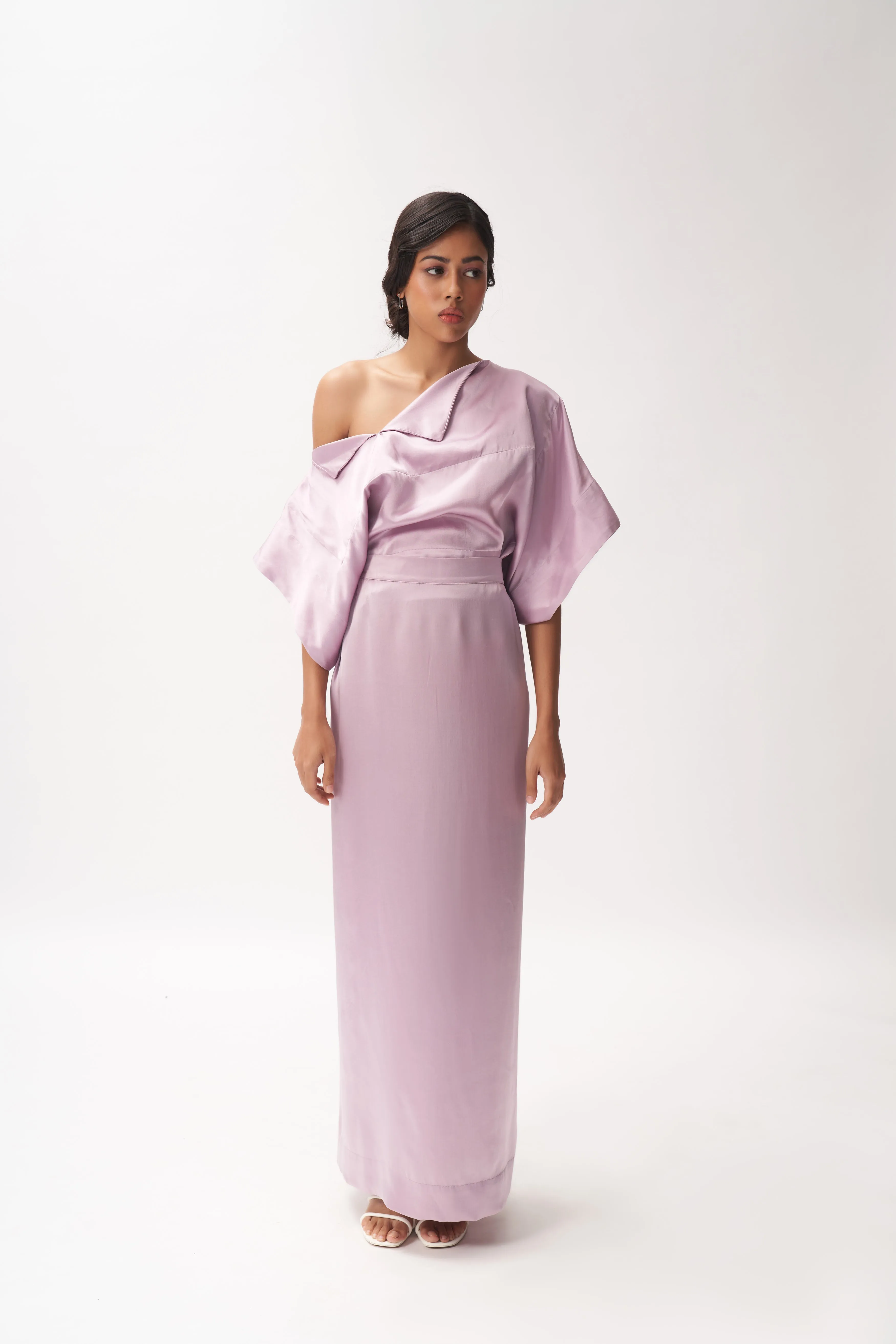 Silk Off-shoulder Top