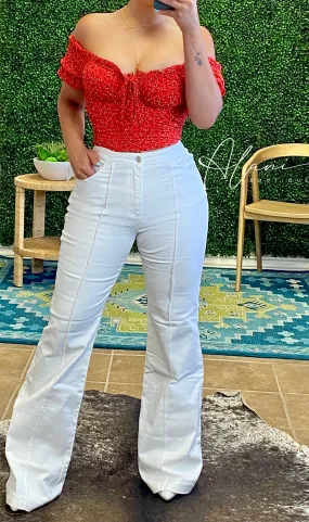 SUNSET FLORAL CROP TOP