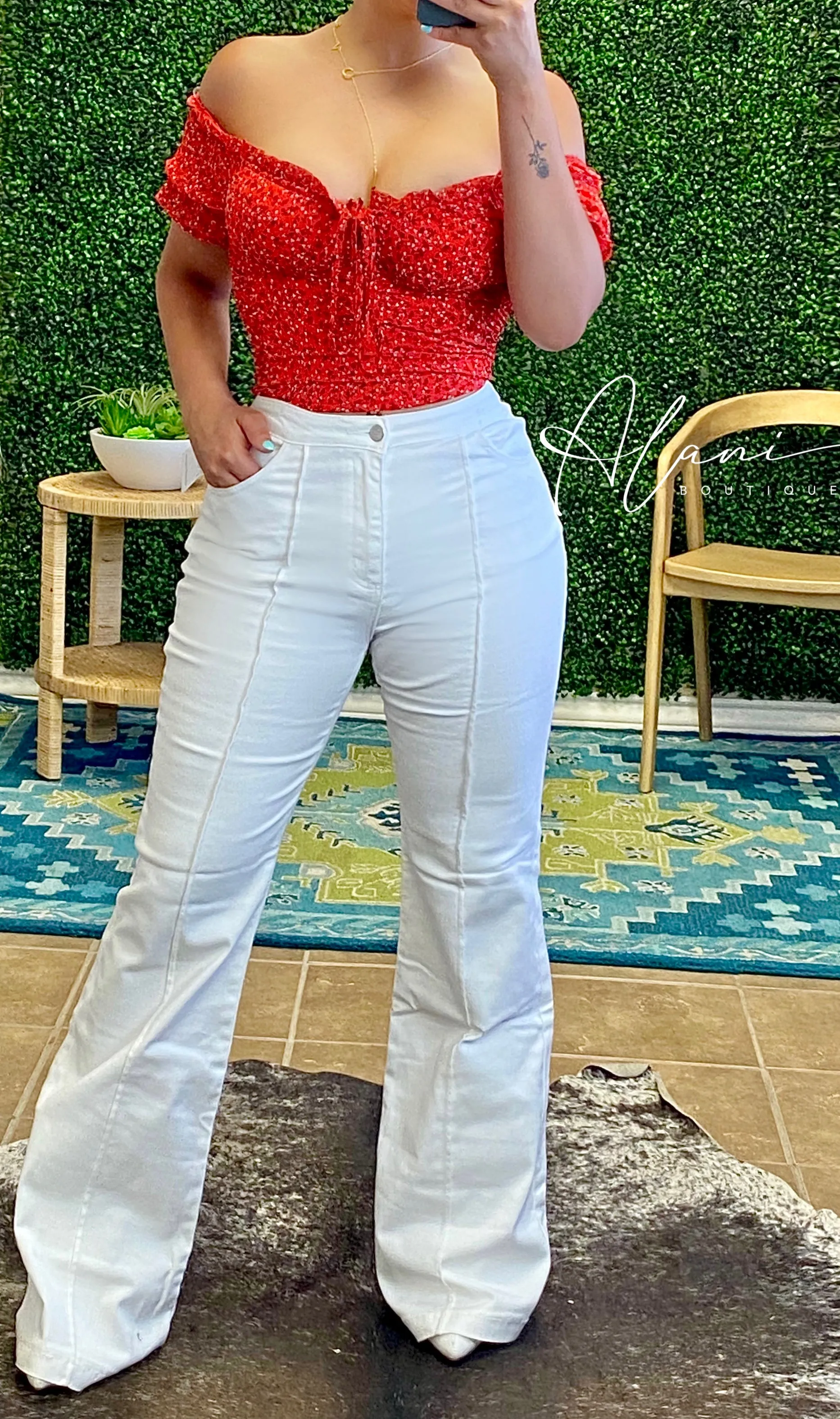 SUNSET FLORAL CROP TOP